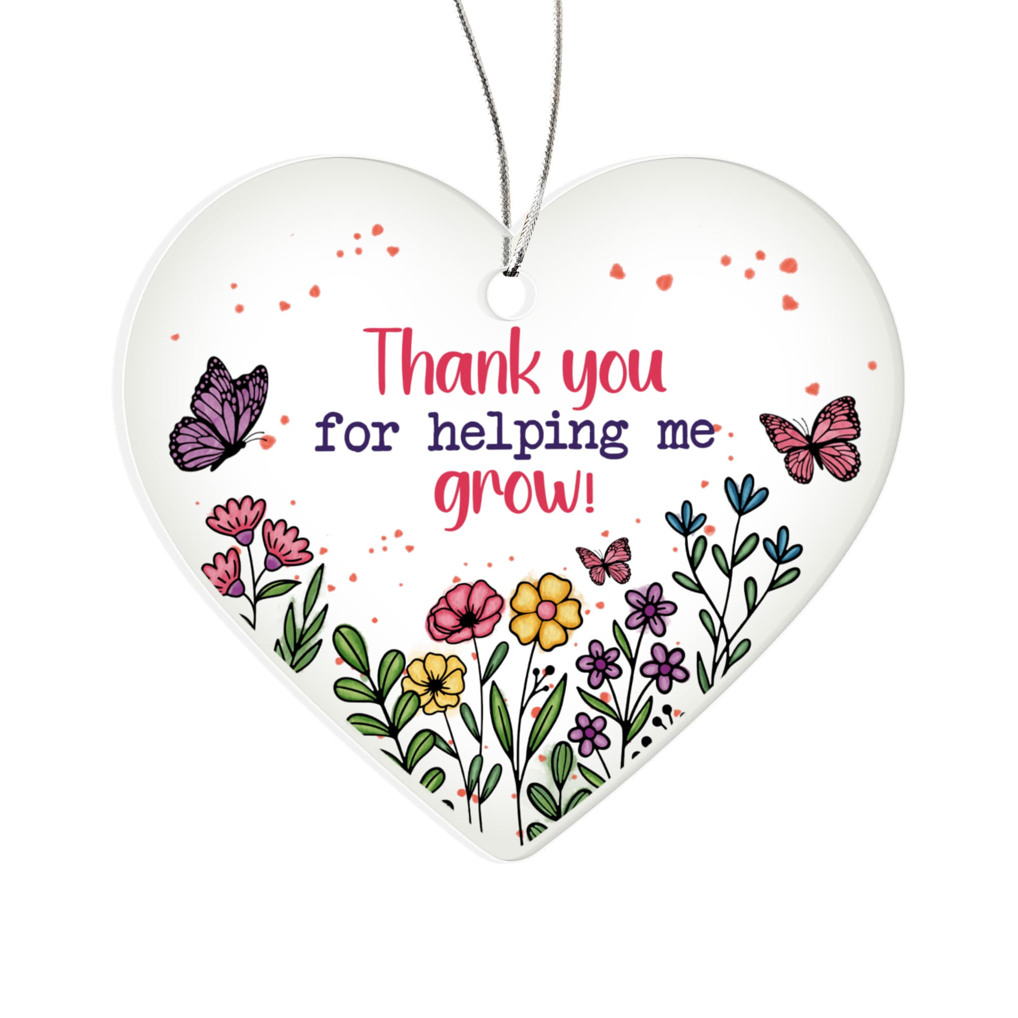 Acrylic Heart Ornament Keepsake Gift
