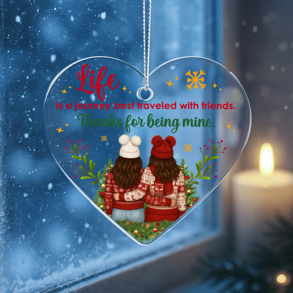 Acrylic Heart Ornament Keepsake Gift