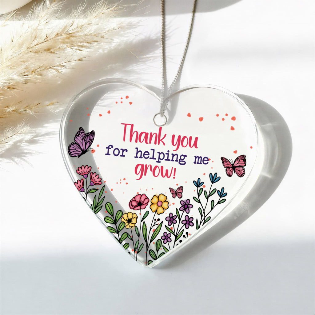 Acrylic Heart Ornament Keepsake Gift