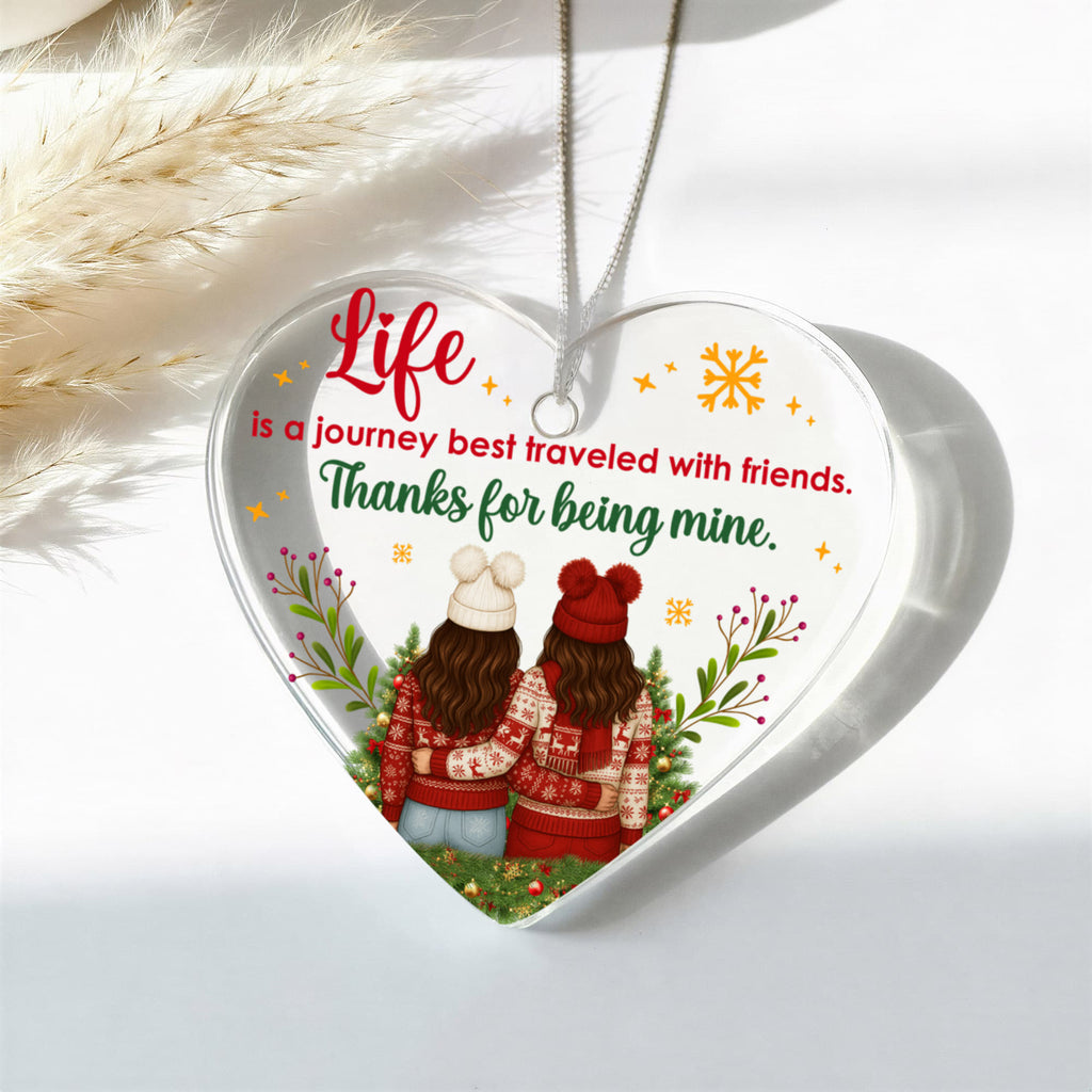 Acrylic Heart Ornament Keepsake Gift