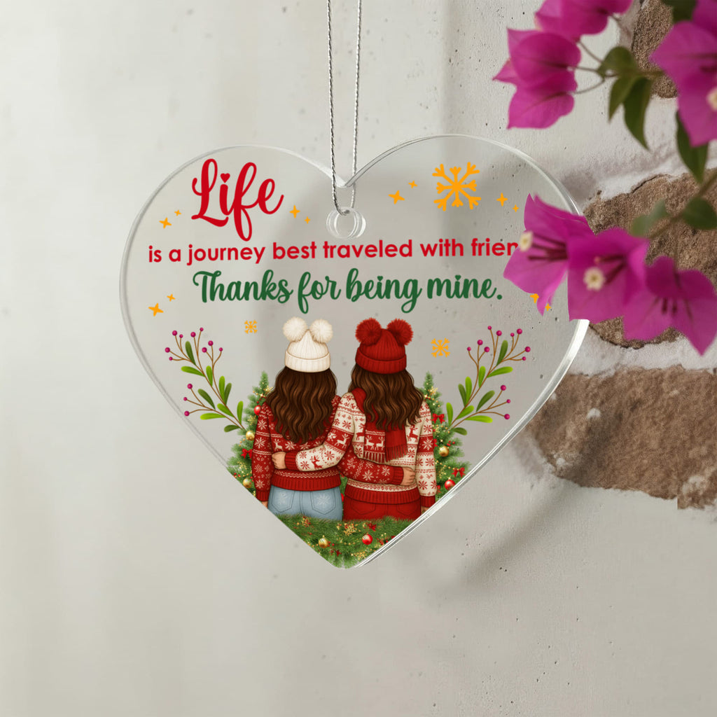 Acrylic Heart Ornament Keepsake Gift