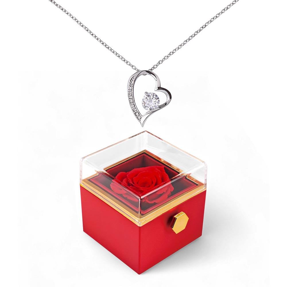 Forever Love - Rotating Rose Gift Box