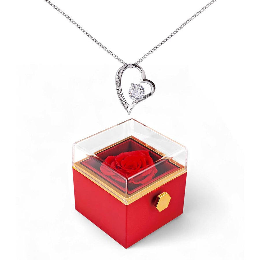 Forever Love - Rotating Rose Gift Box