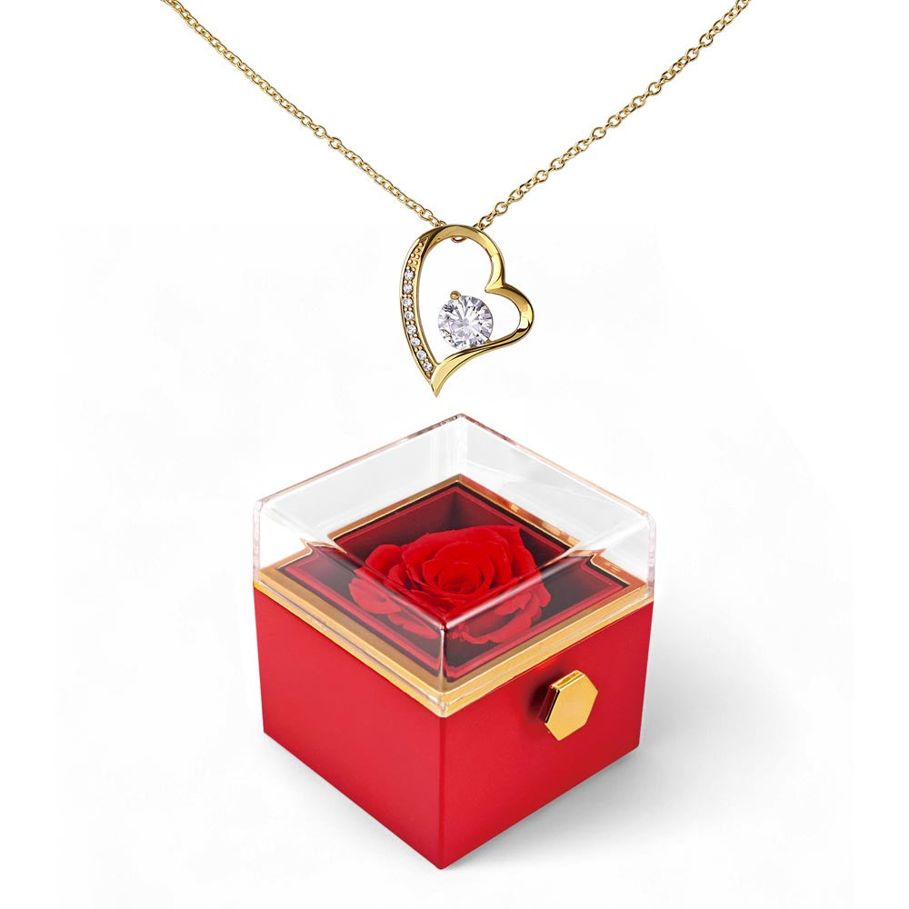 Forever Love - Rotating Rose Gift Box