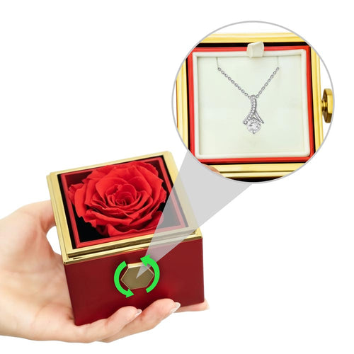 Alluring Beauty - Rotating Rose Gift Box