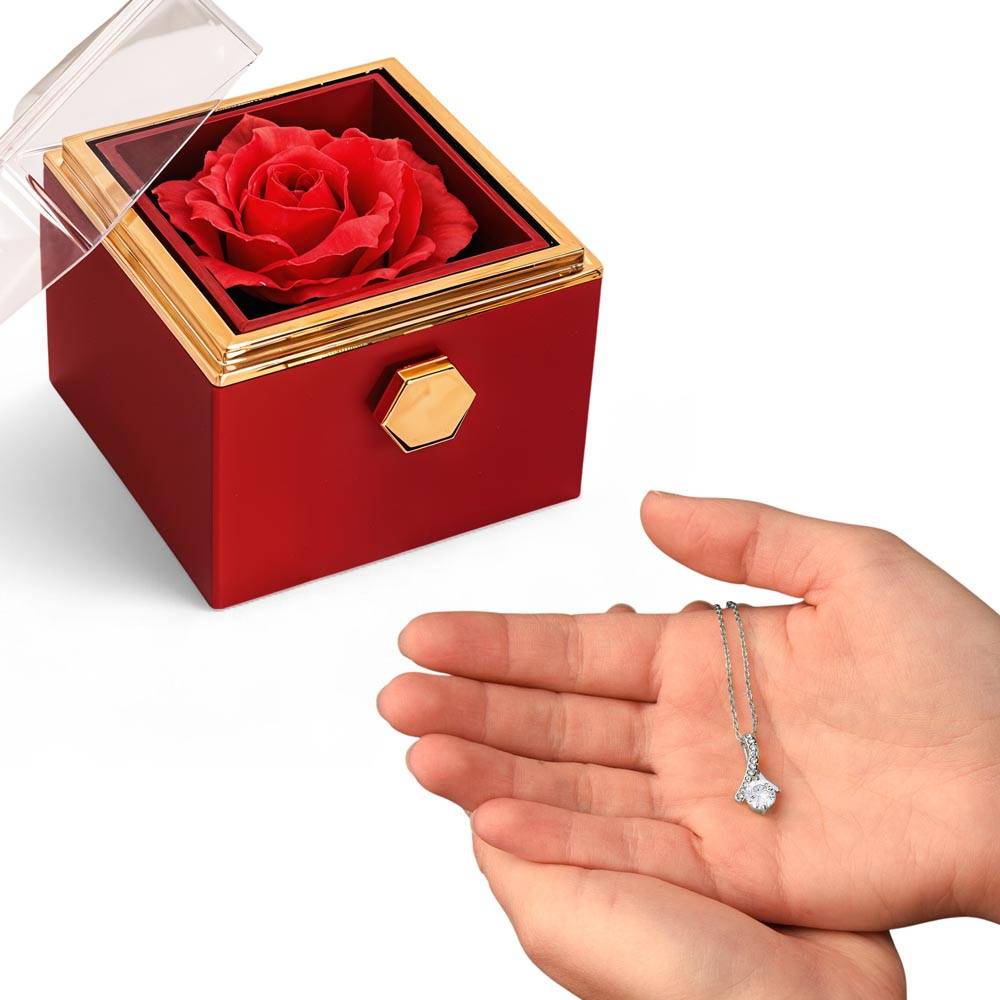 Alluring Beauty - Rotating Rose Gift Box