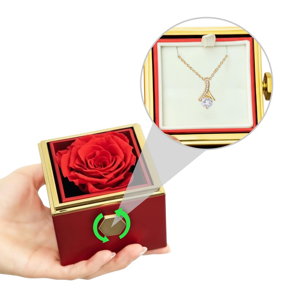 Alluring Beauty - Rotating Rose Gift Box