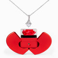 Alluring Beauty Necklace - Red Heart Rose Box