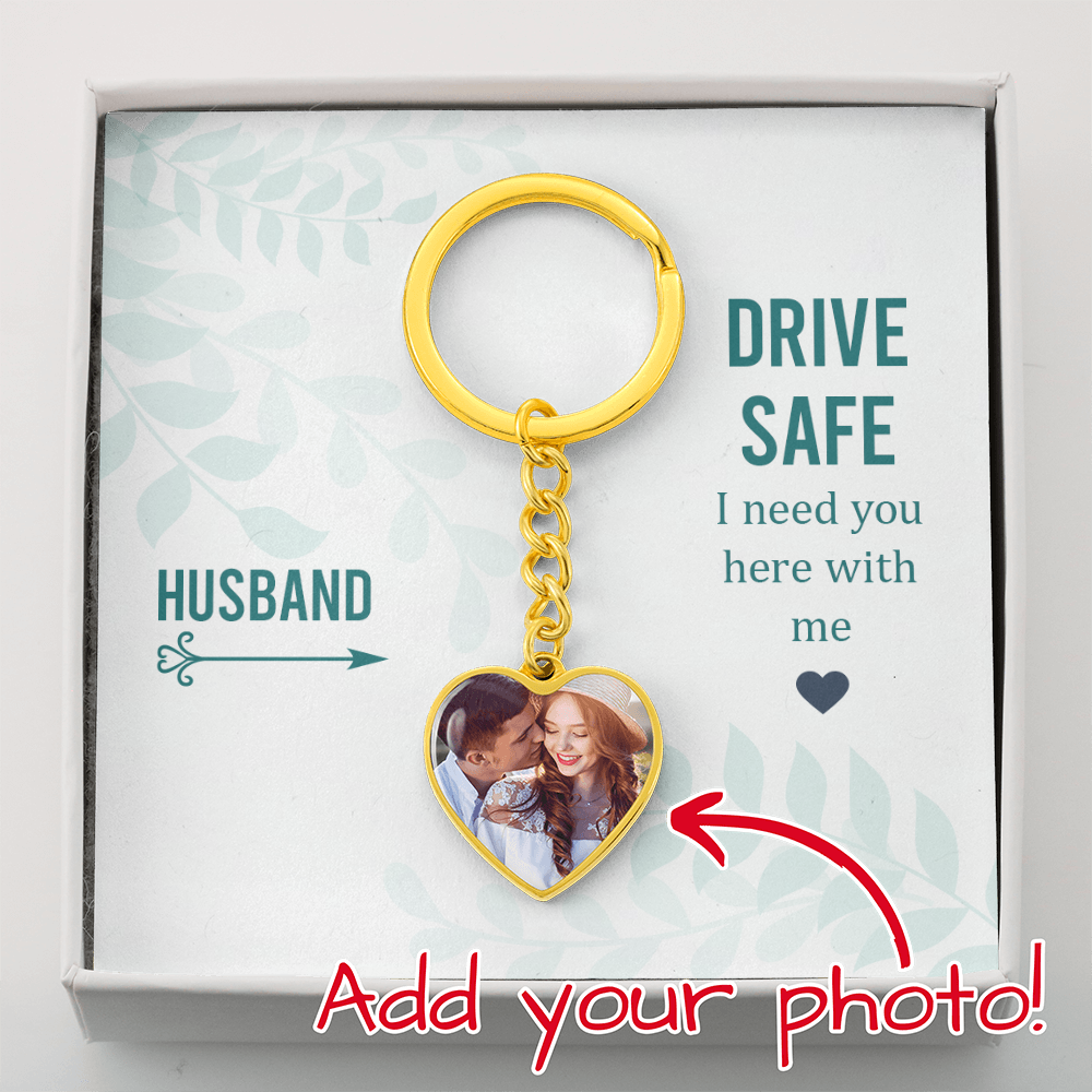 Buyer Upload Graphic Heart Keychain