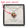 Mum’s First Christmas – Photo Heart Necklace