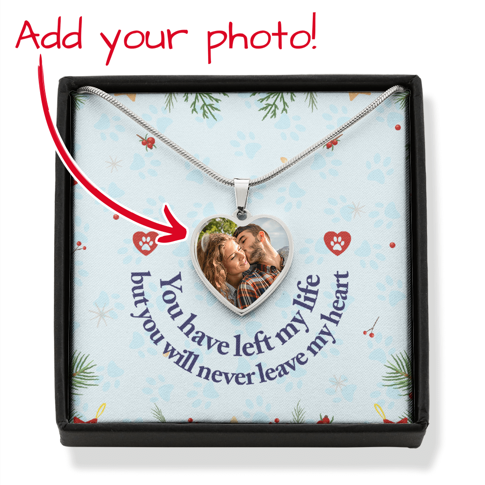 Memorial – Photo Heart Pendant Necklace