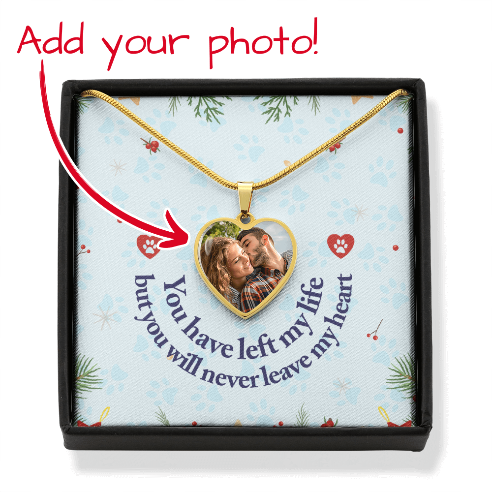 Memorial – Photo Heart Pendant Necklace