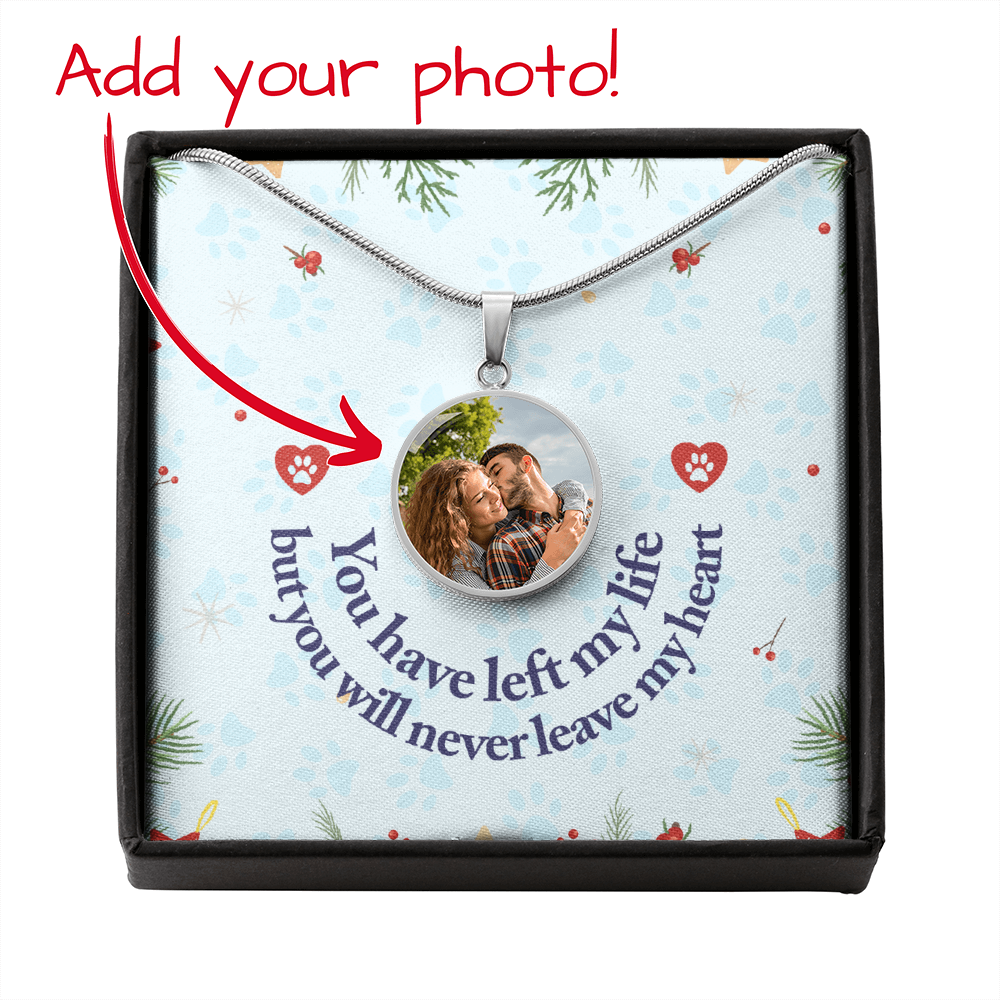 Memorial – Photo Circle Pendant Necklace