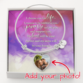 Personalised Photo Heart Bangle Bracelet