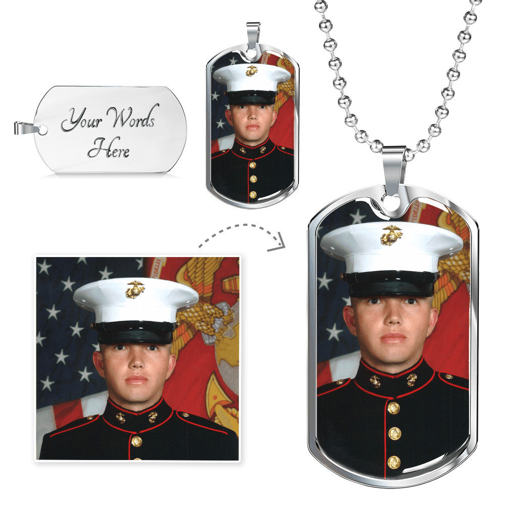 Dog Tag Necklace - Engraving