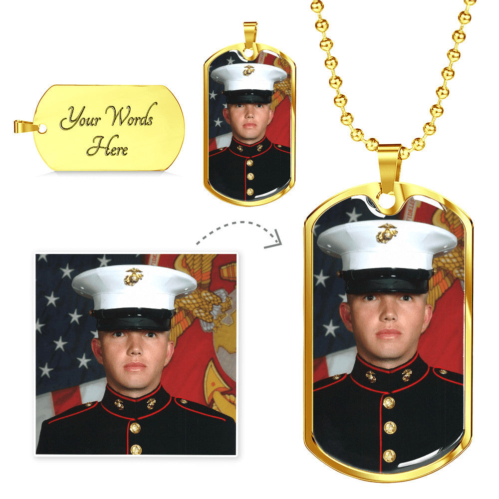 Dog Tag Necklace - Engraving