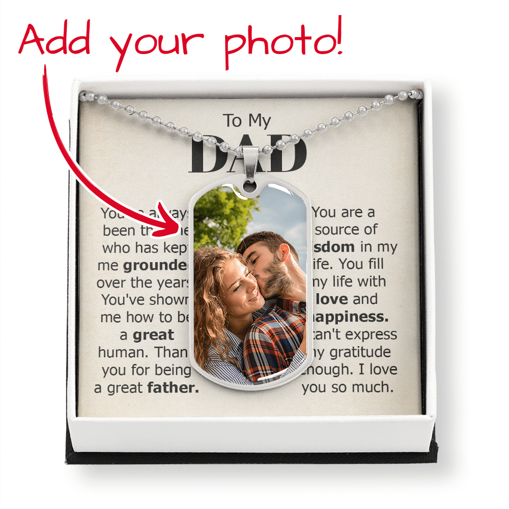 Buyer Upload Dog Tag Necklace