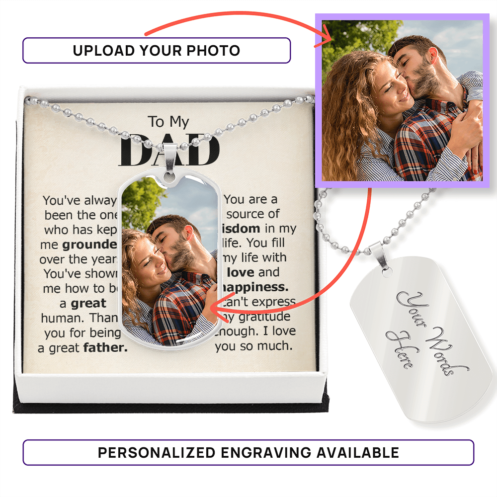 Buyer Upload Dog Tag Necklace