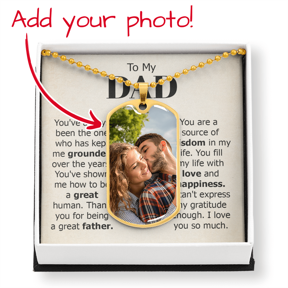 Buyer Upload Dog Tag Necklace