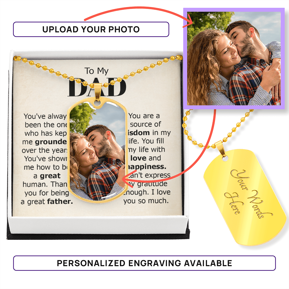 Buyer Upload Dog Tag Necklace