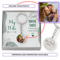 Buyer Upload Graphic Circle Keychain
