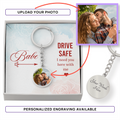 Buyer Upload Graphic Circle Keychain