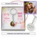 Personalised Photo Circle Keychain