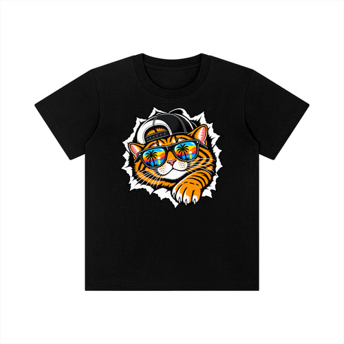 Cool Cat Kids' Crewneck Short-Sleeve T-Shirt