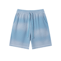 Unisex Sunfade Waffle Raw Hem Shorts
