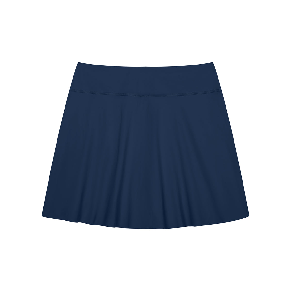 Off Script Women’s Contrast-Stripe Side-Slit A-Line Skirt