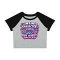 Side Quest Specialist Women’s Raglan Colour Block Baby T-Shirt