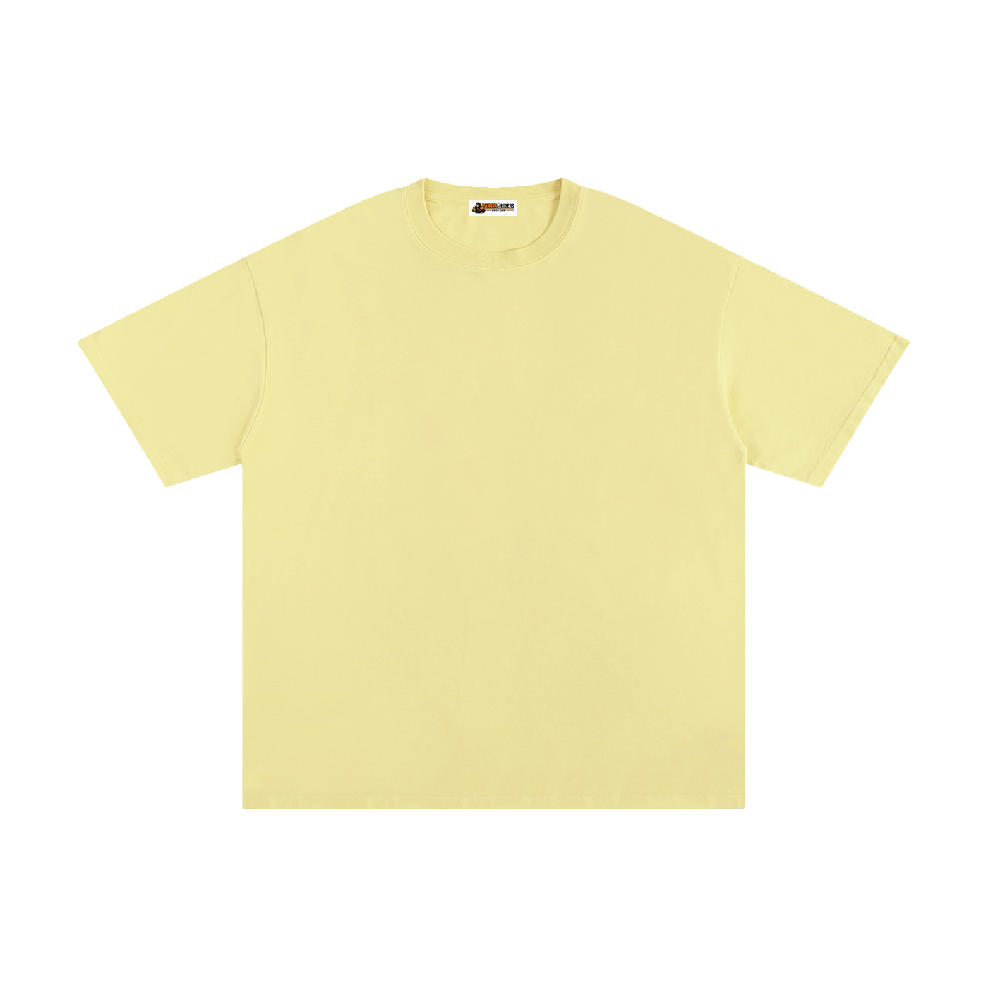 Unisex Pure Cotton T-Shirt – Light Yellow front