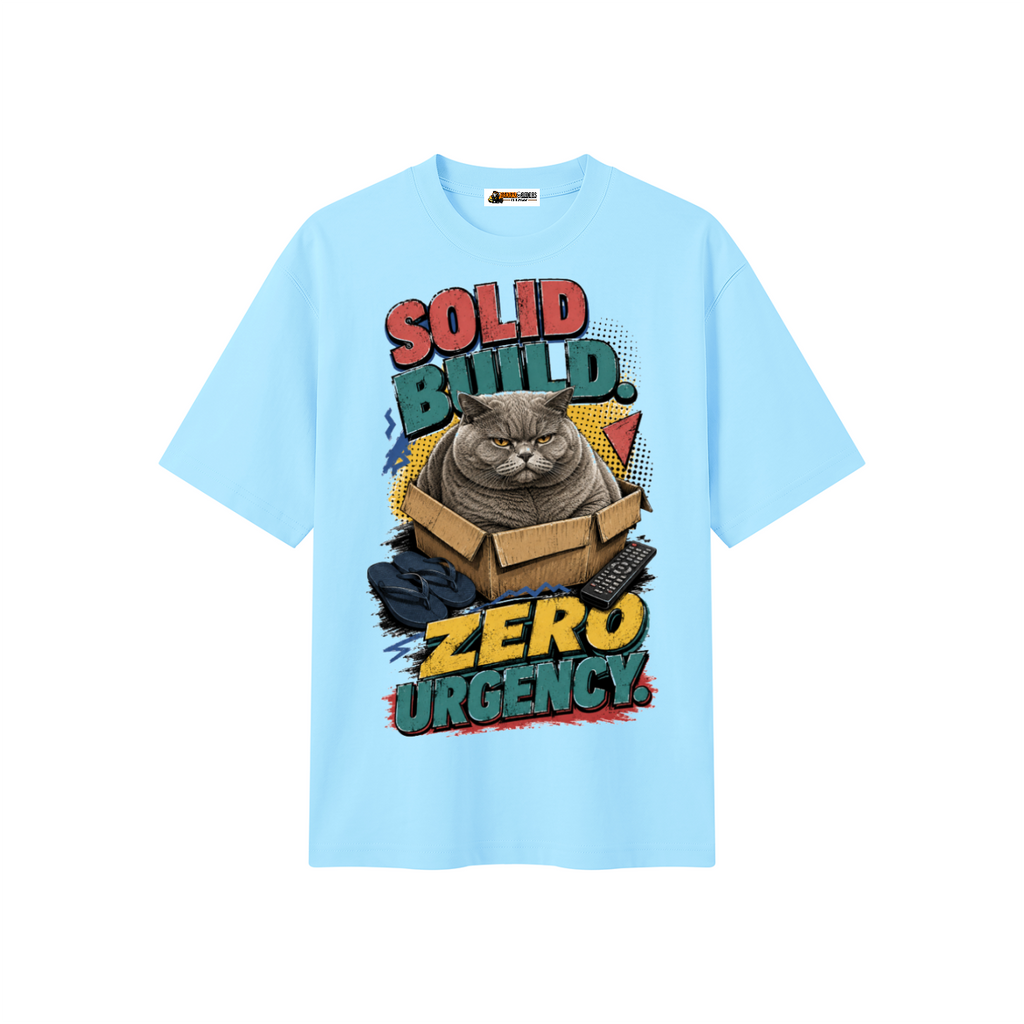 Solid Build Unisex Heavyweight Oversized T-Shirt