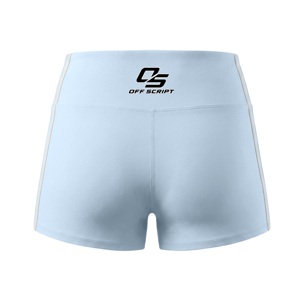 Off Script Women’s High-Waist Colour-Block Yoga Shorts
