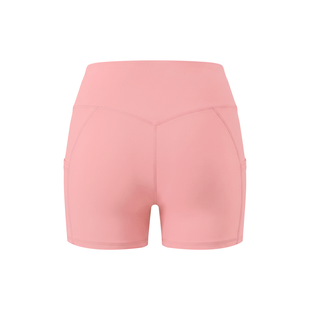 Off Script Women’s High-Rise Side-Pocket Yoga Shorts