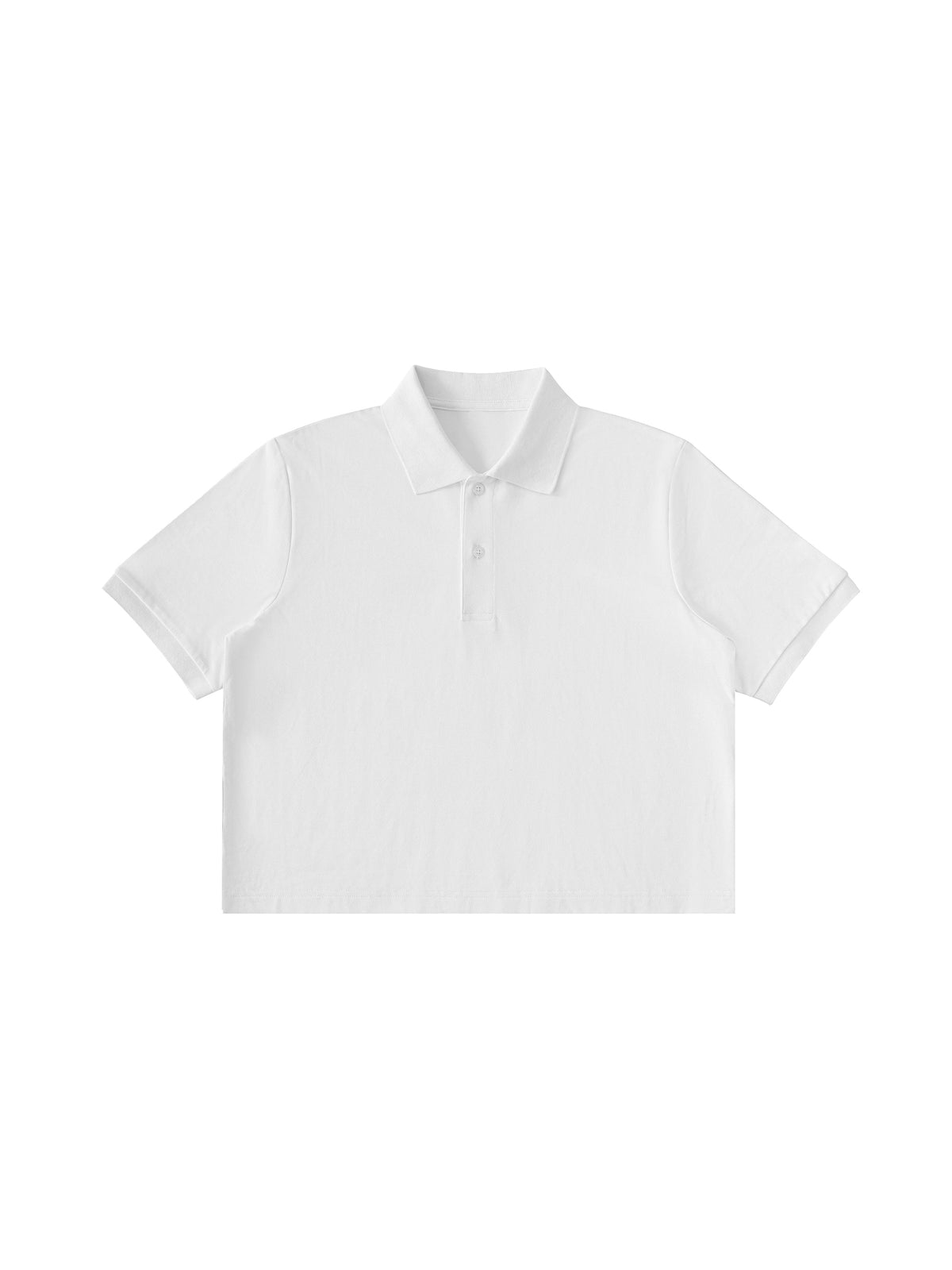 Essential Cropped Polo Shirt