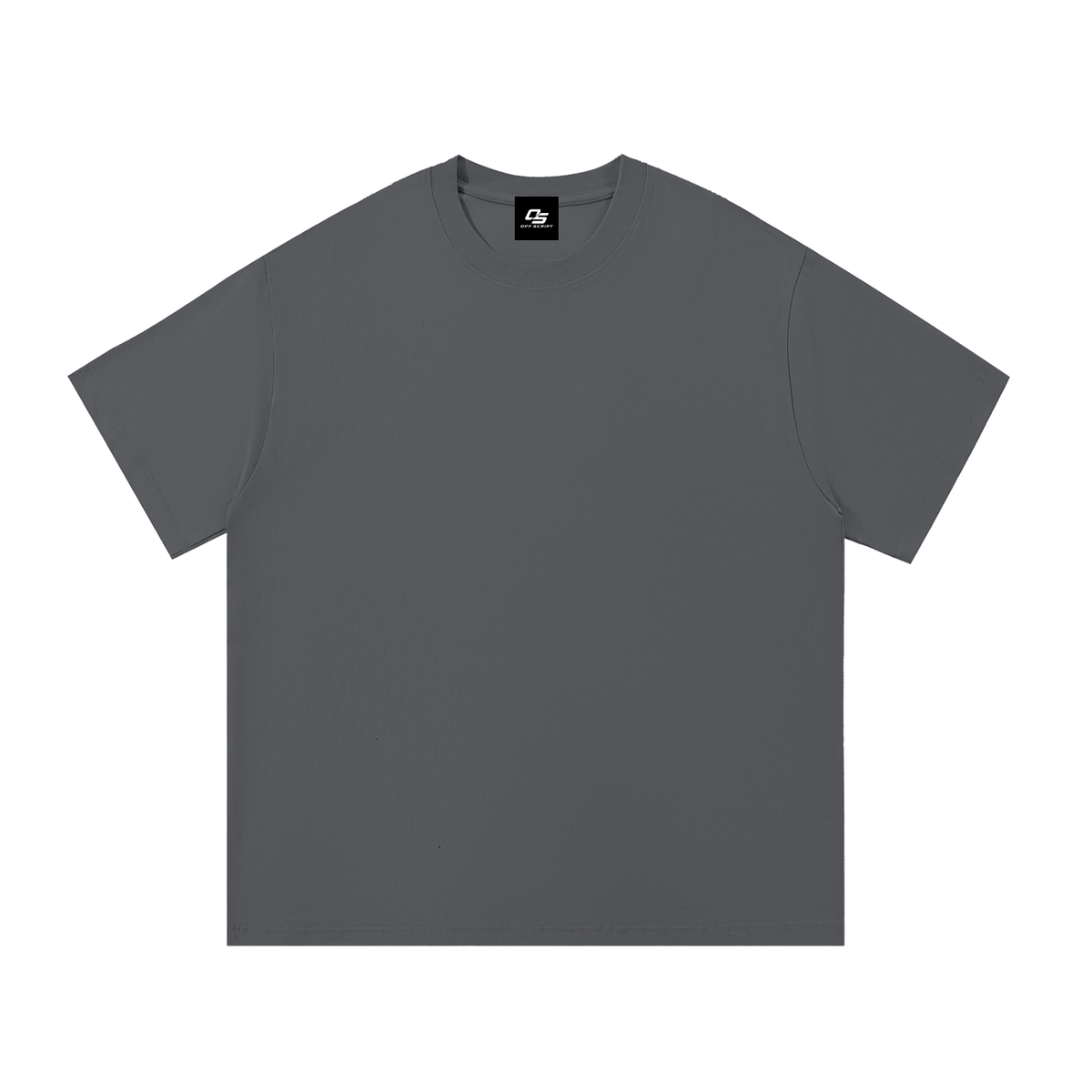 Dark Grey Unisex Essential Cotton T-Shirt front view