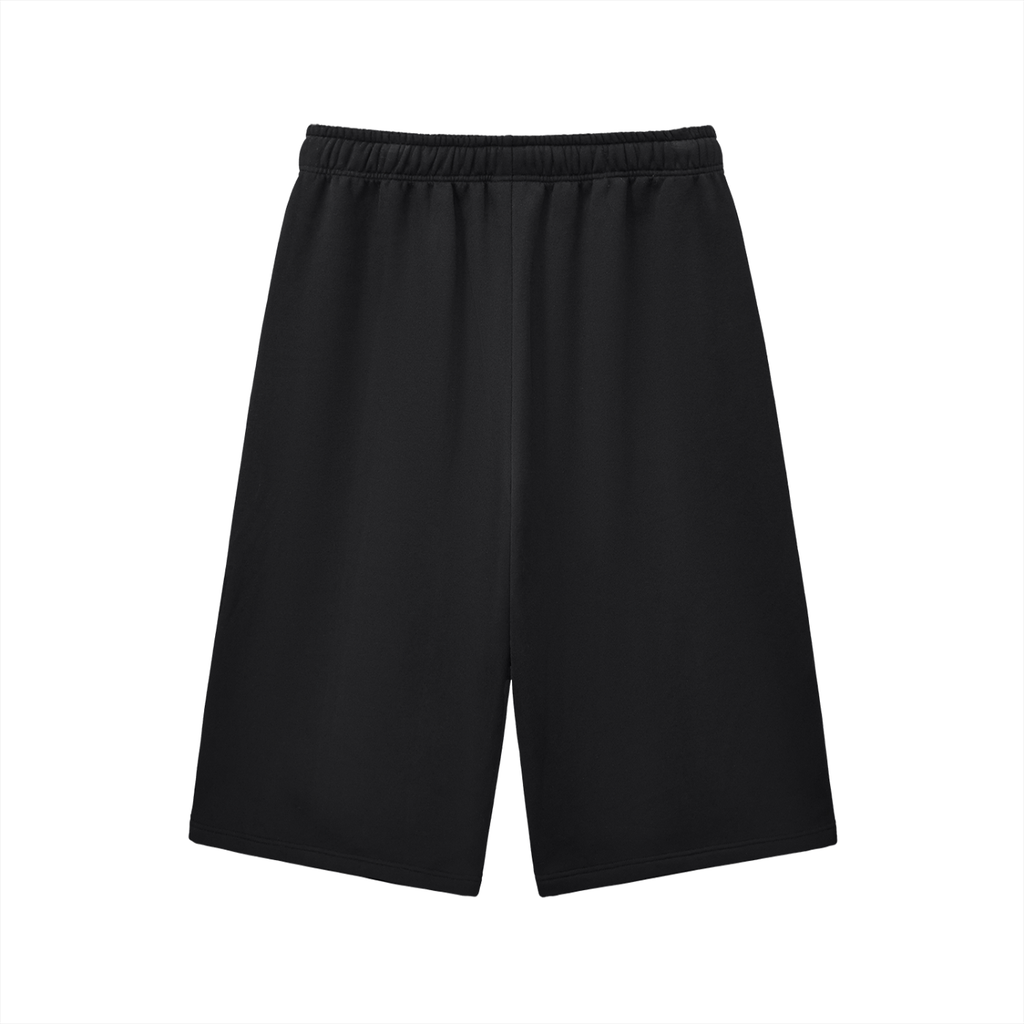 Relaxed Drawstring Three-Quarter Sweatpants