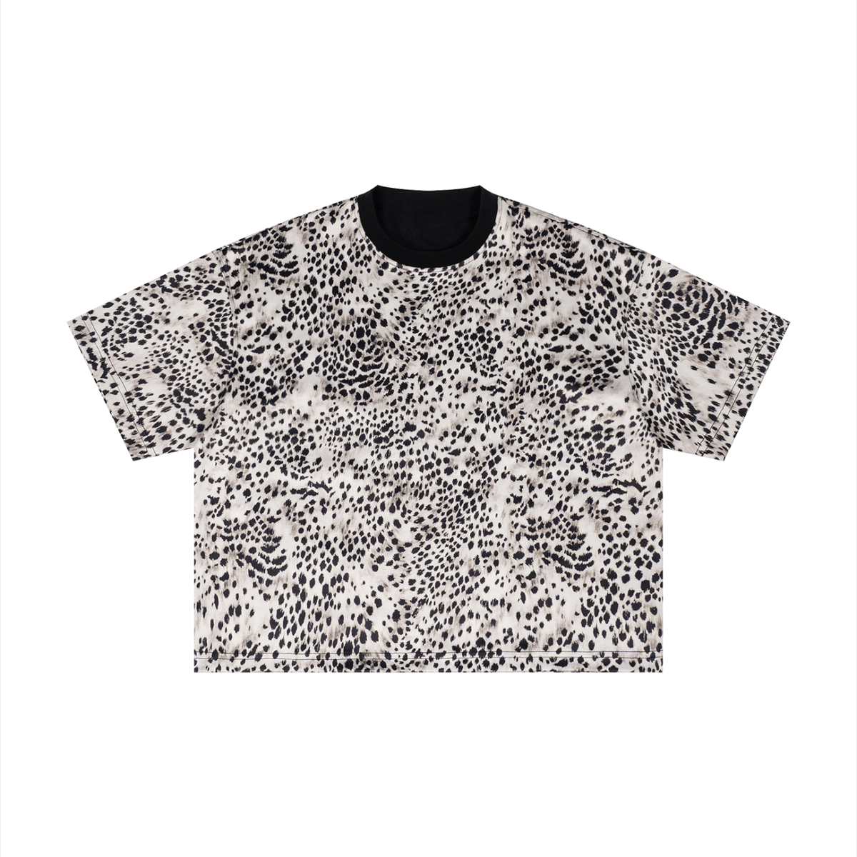 Unisex Leopard Print Boxy T-Shirt
