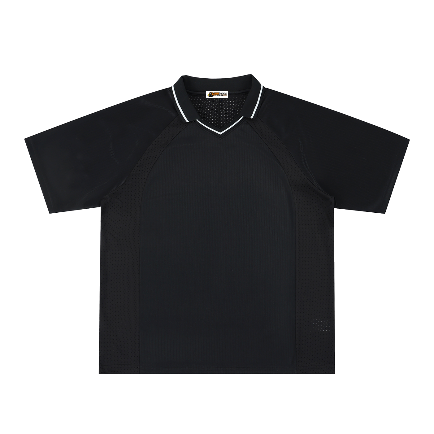 Striped V-Neck Soccer Jersey
