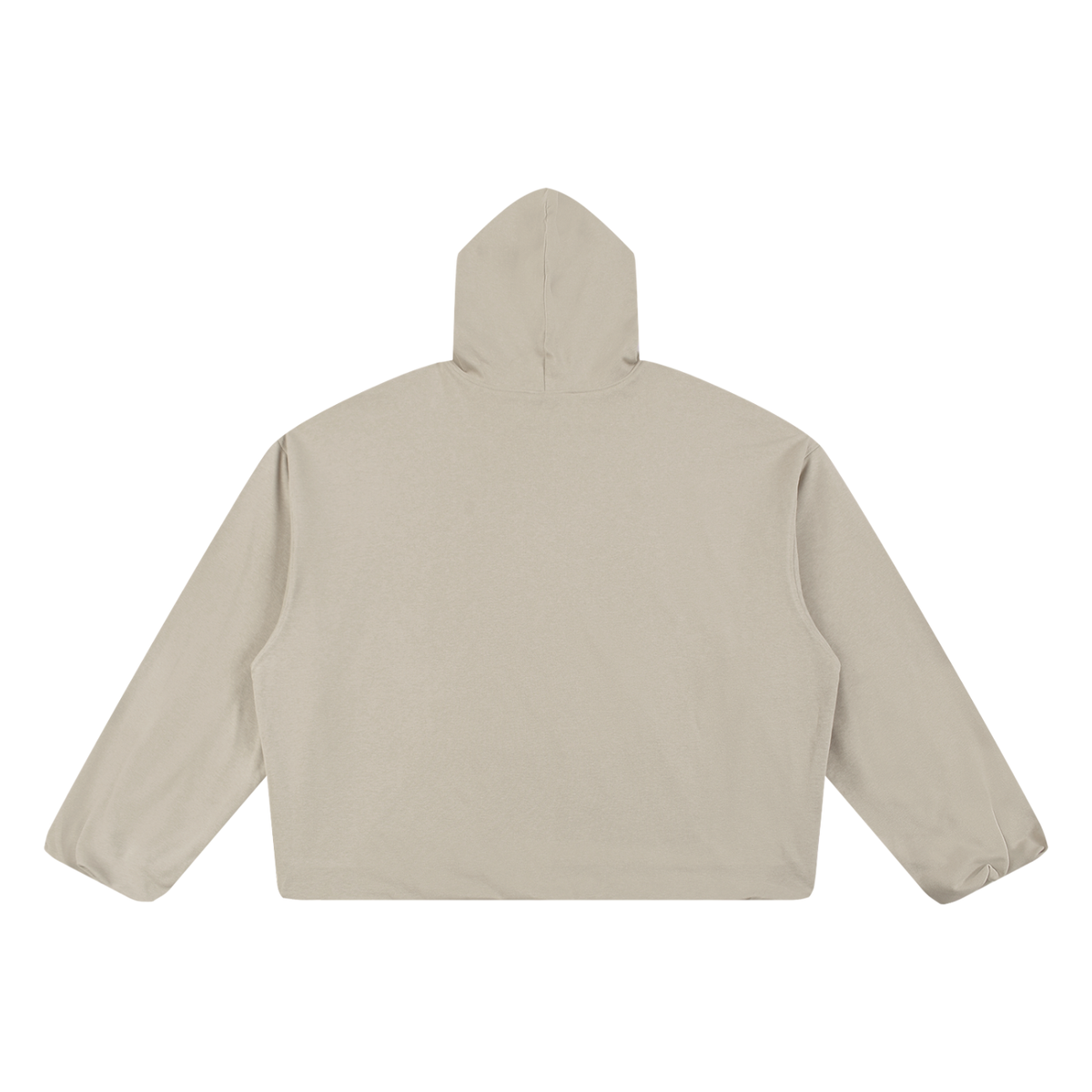 Boxy Gather-Hem Hoodie