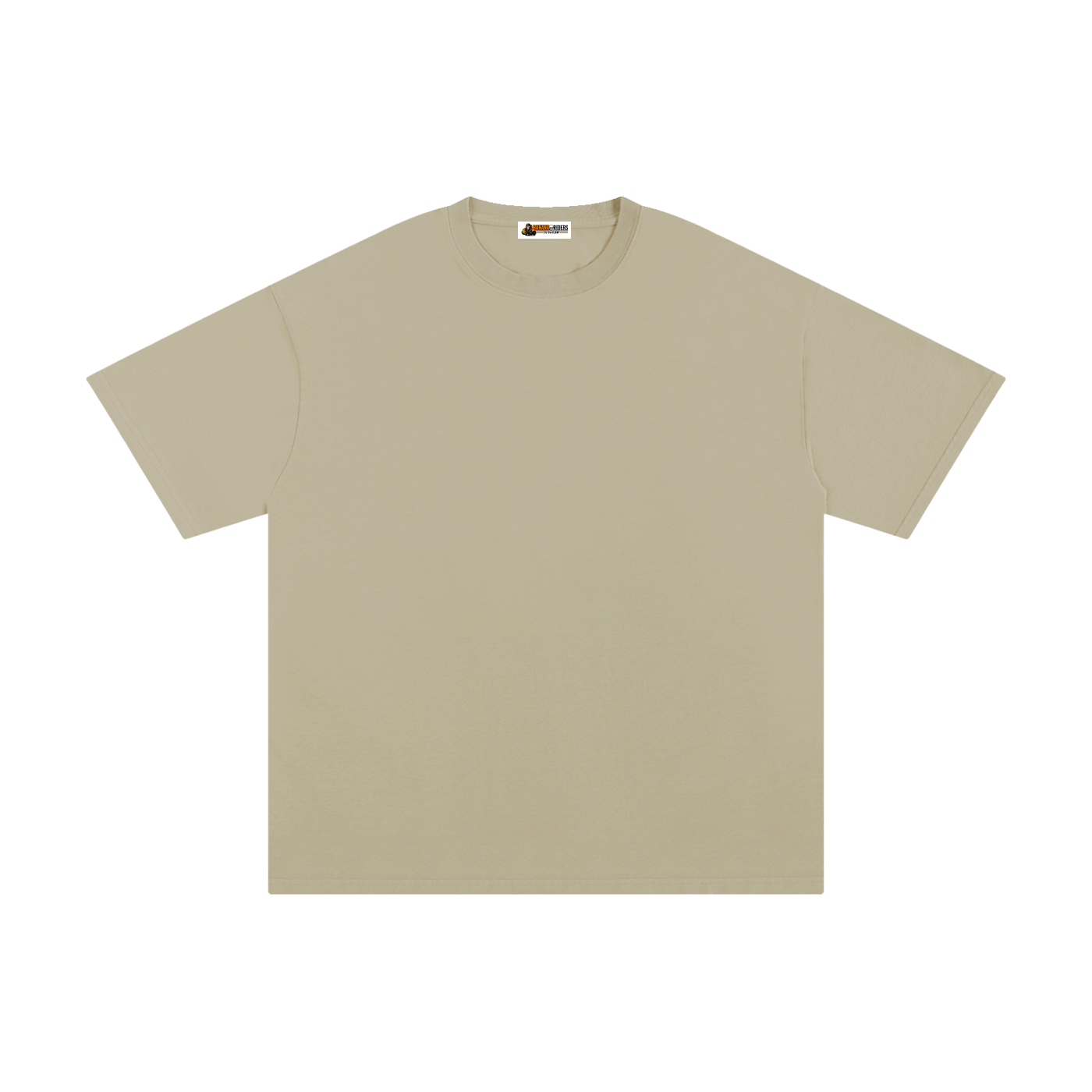 Unisex Pure Cotton T-Shirt – Grey Apricot front
