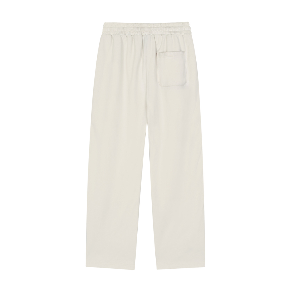 Reflective Stripe Straight-Leg Sweatpants