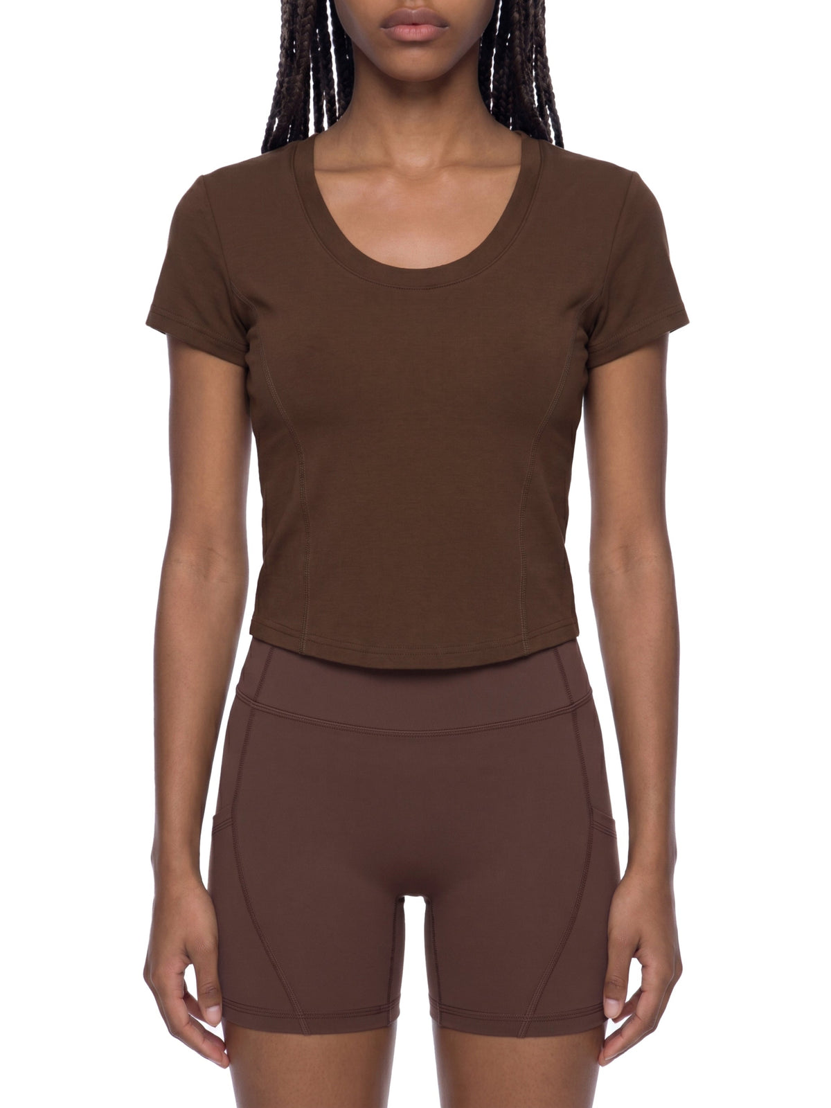 Women's Paneled Crop T-Shirt