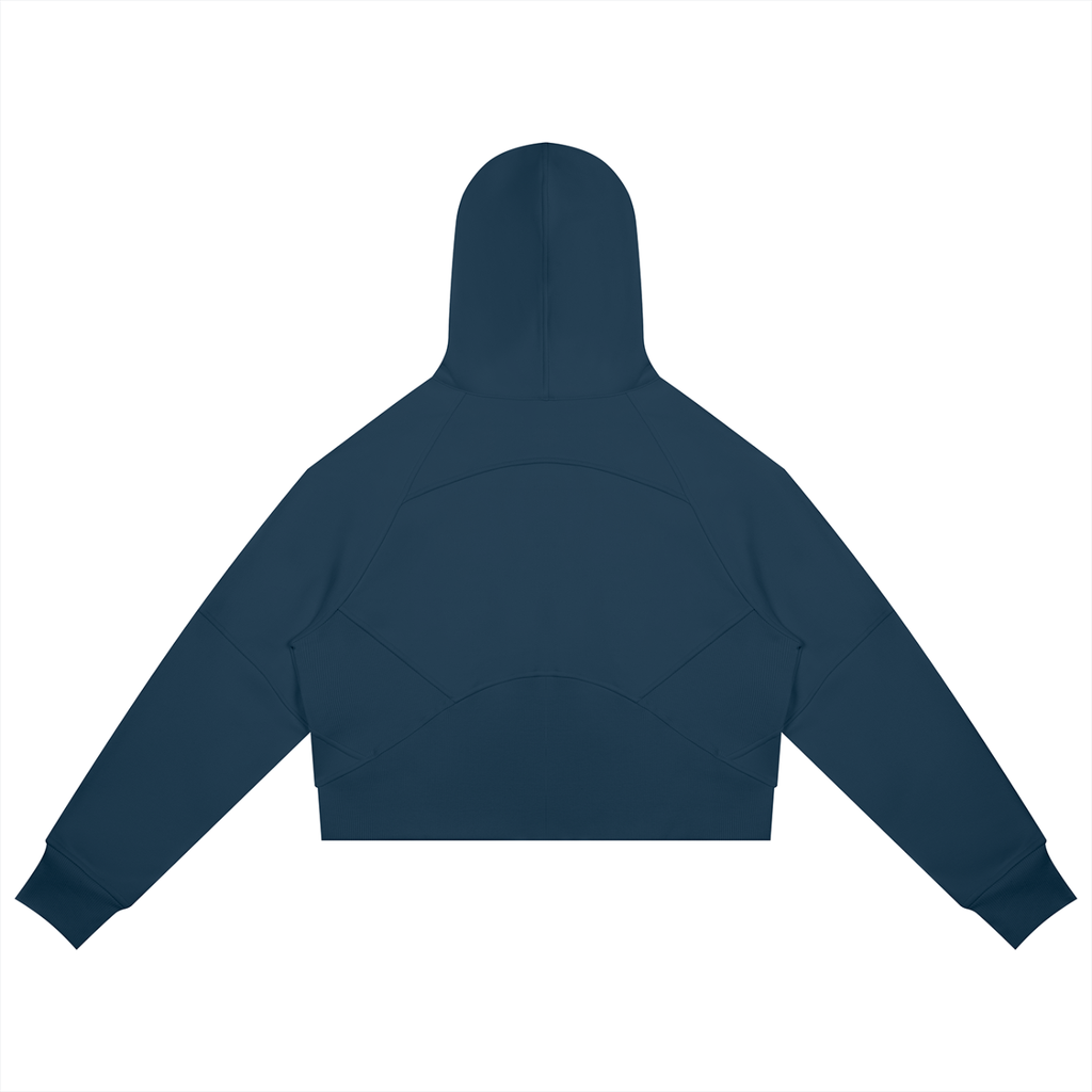 Women’s Cropped Zip-Through Hoodie