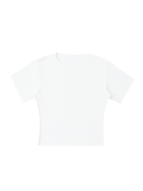Lightweight Cocoon Shape Short Sleeve Top