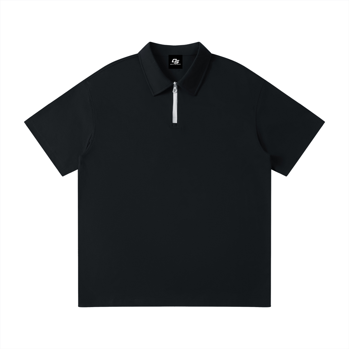Unisex Quarter-Zip Polo Shirt