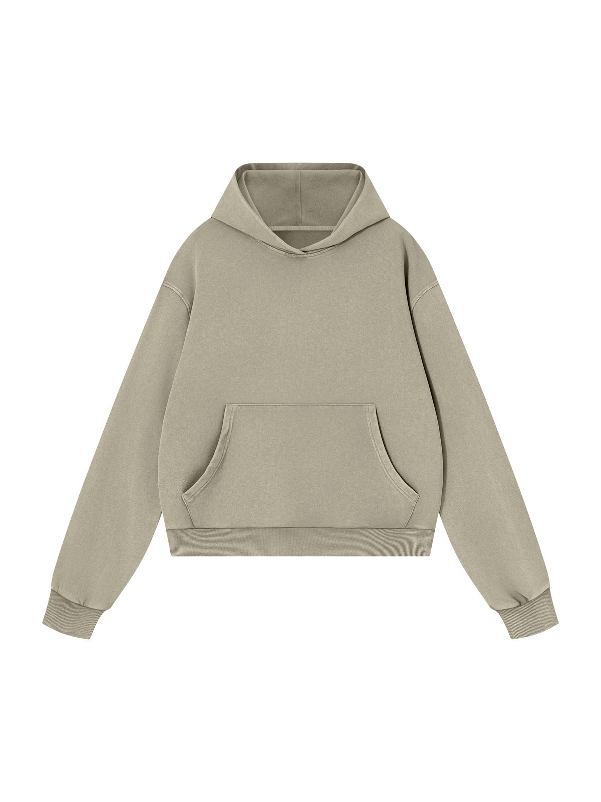 Unisex Mineral Wash Boxy Hoodie