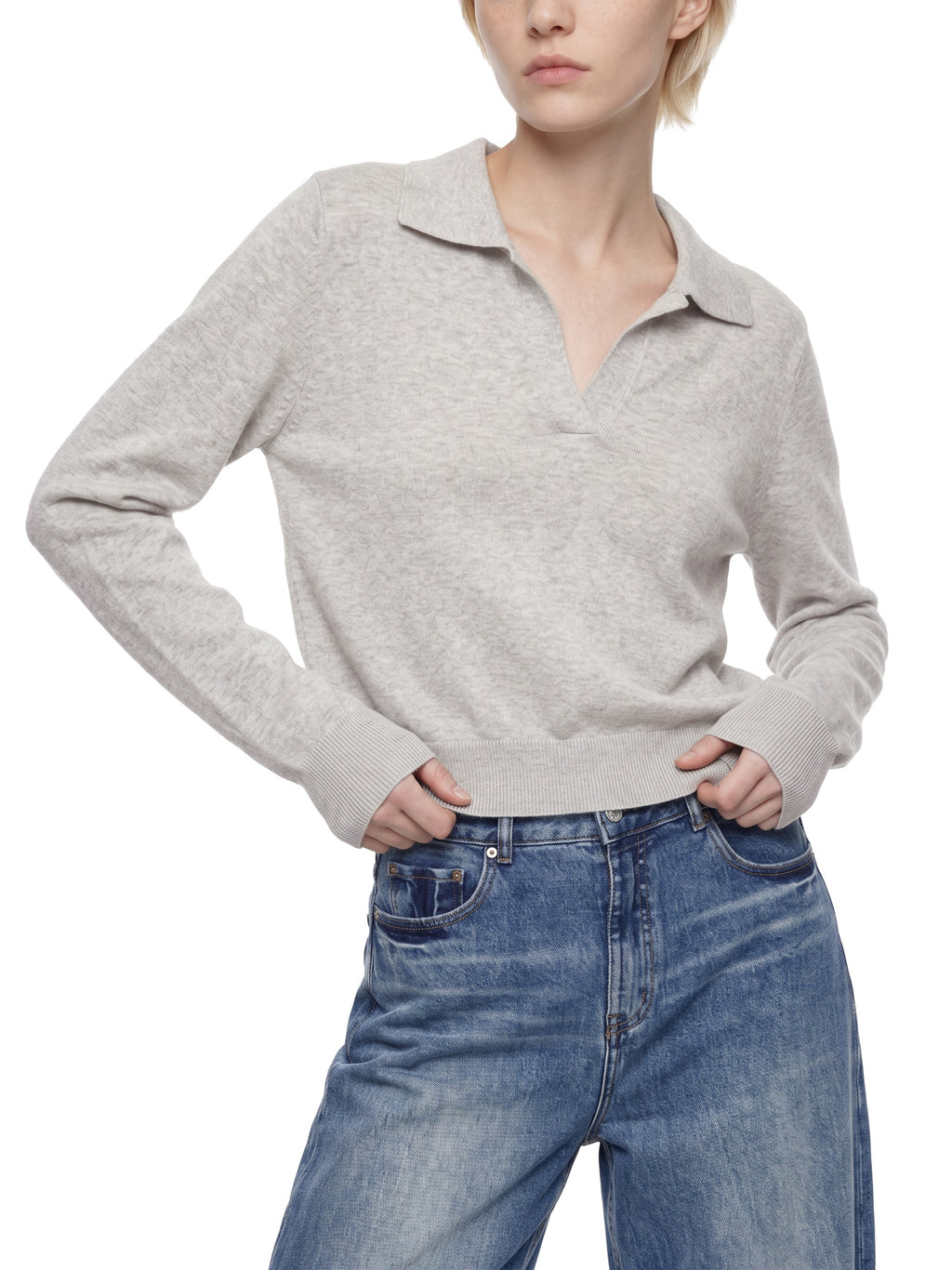 Women’s Collared Pullover Knit Sweater
