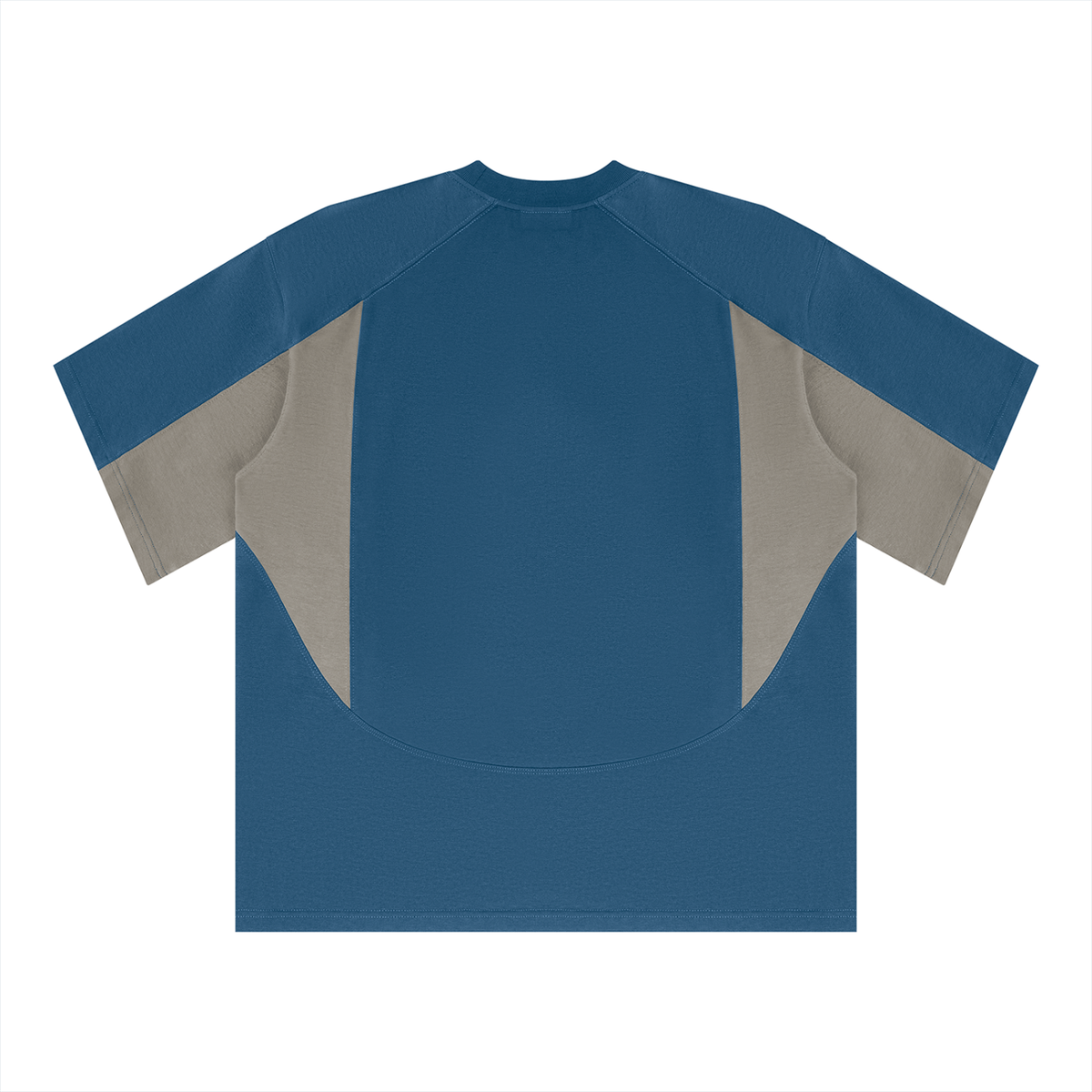 Unisex Color Block Paneling T-Shirt